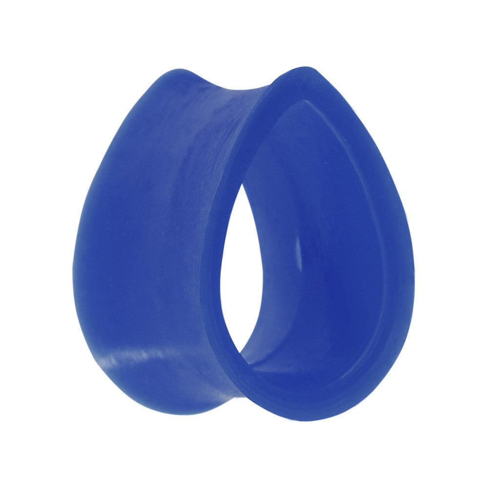 7.35mm Blue Teardrop Silicone Flexible Tunnel