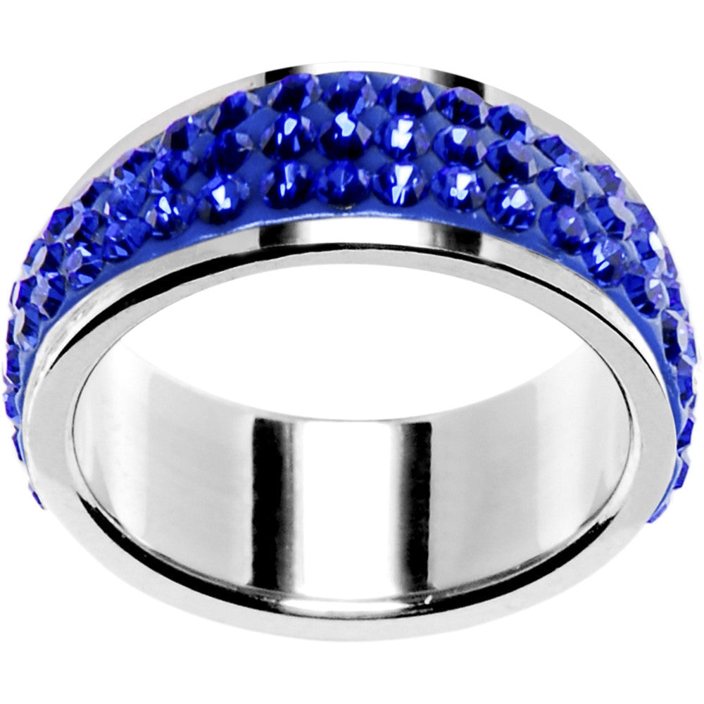 Size 6 - Blue Crystal Ferido Ring