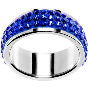 Size 6 - Blue Crystal Ferido Ring