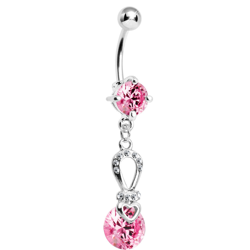 Pink Gem Exquisite Beauty Belly Ring