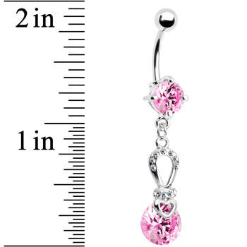 Pink Gem Exquisite Beauty Belly Ring