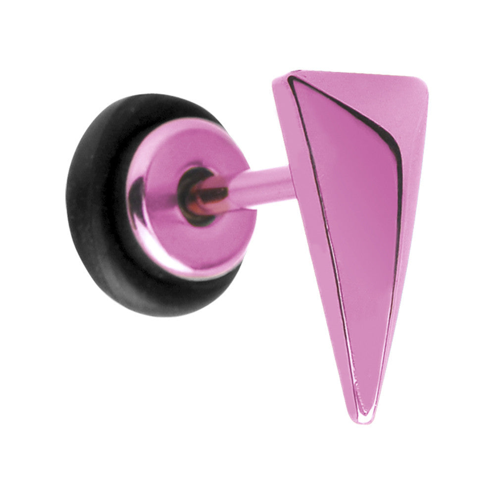 Pink Titanium Triangle Cheater Plug