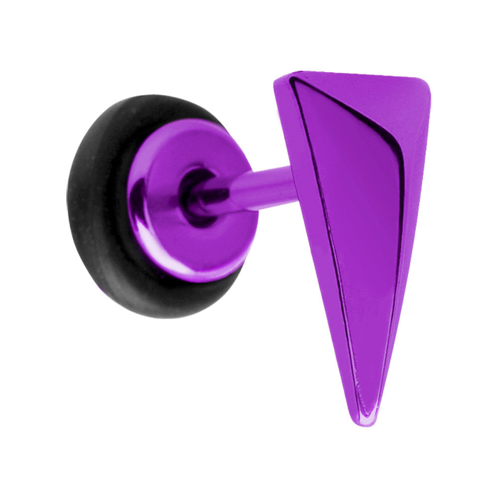 Purple Titanium Triangle Cheater Plug