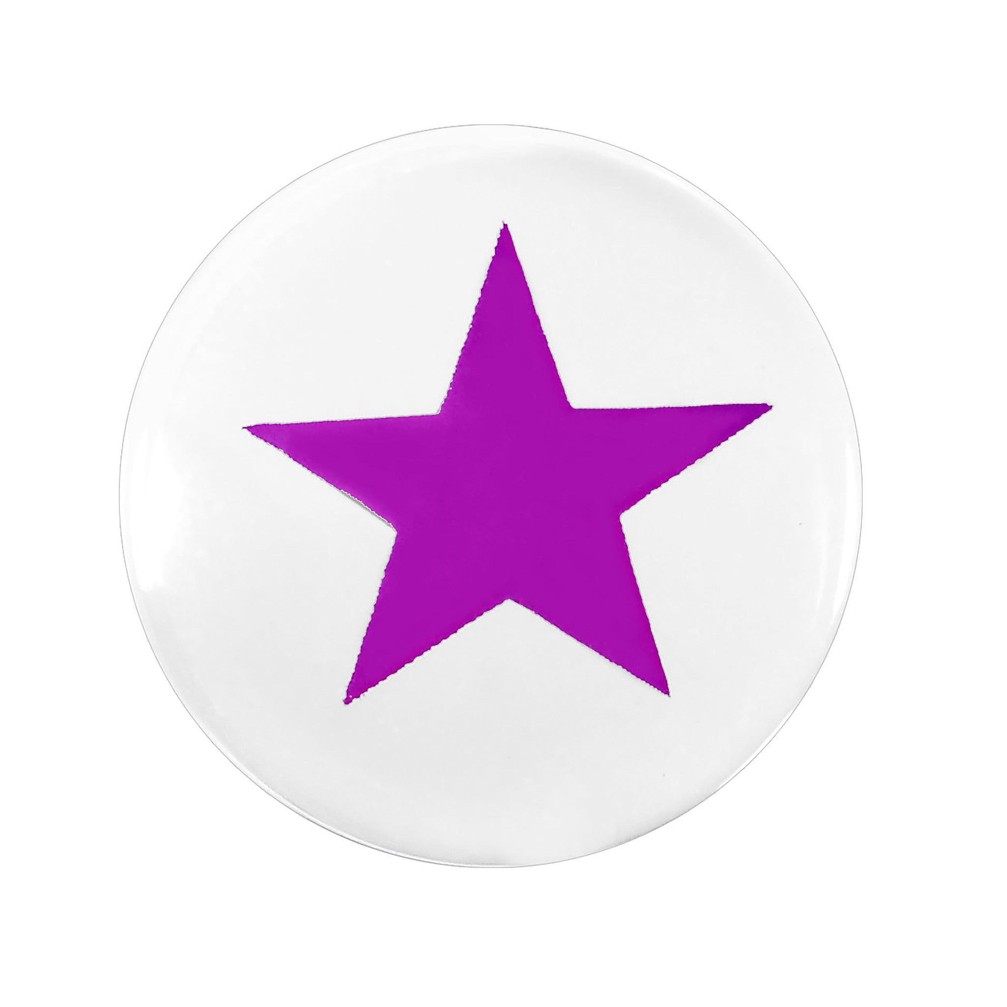 1/2 Rave Purple Star Inlay Acrylic Saddle Plug