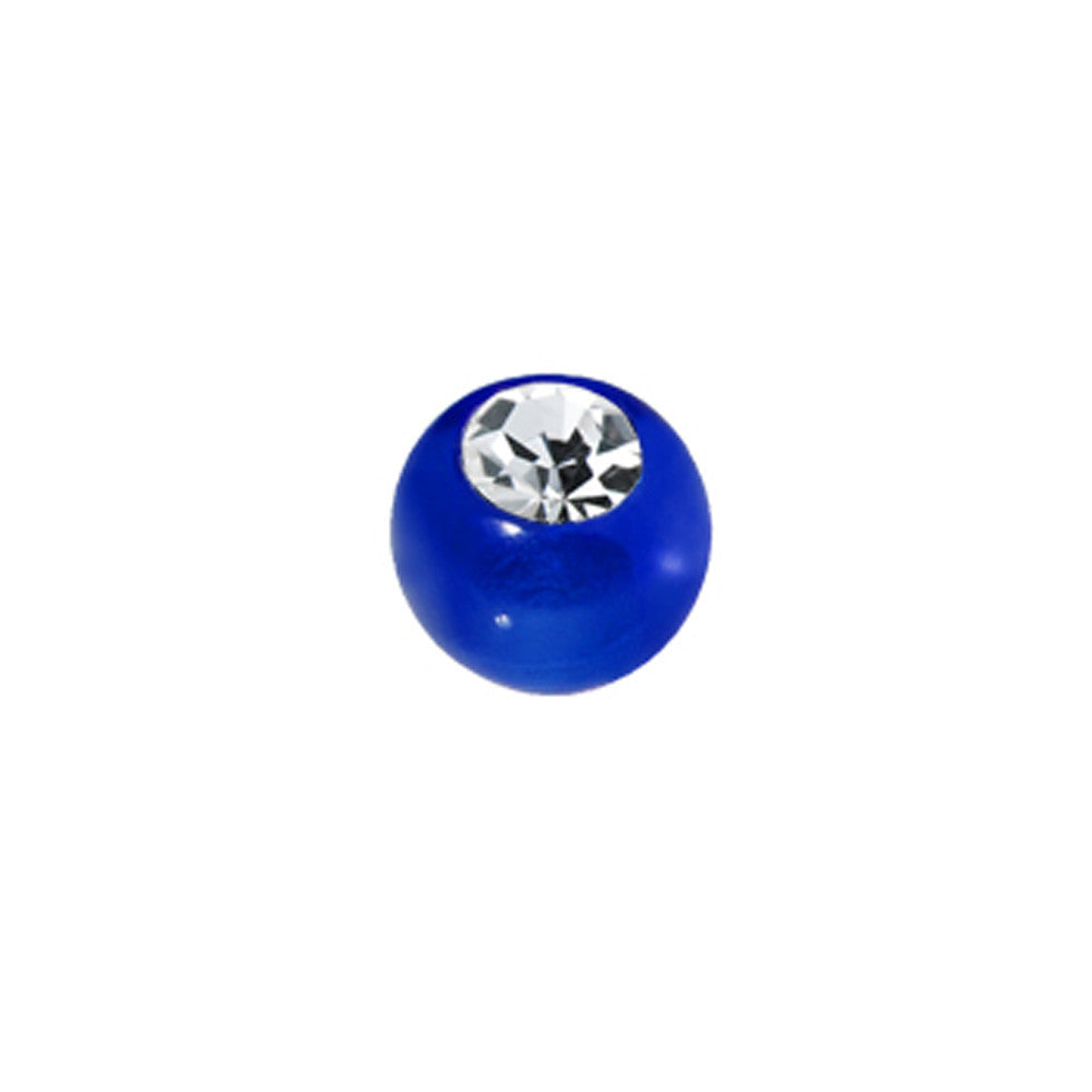 3mm Blue Gem Acrylic Replacement Ball