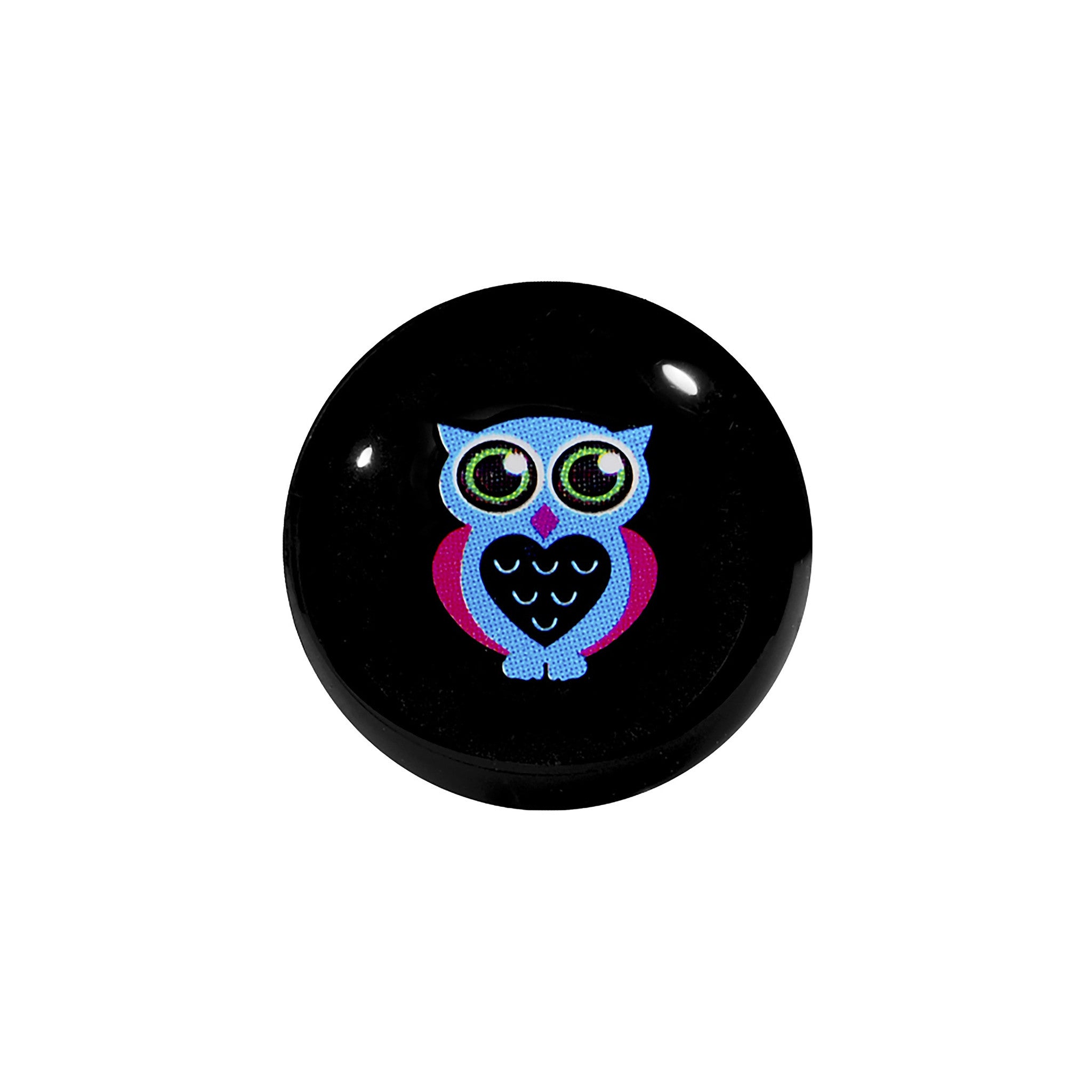 1/2 Acrylic Heart Owl Saddle Plug