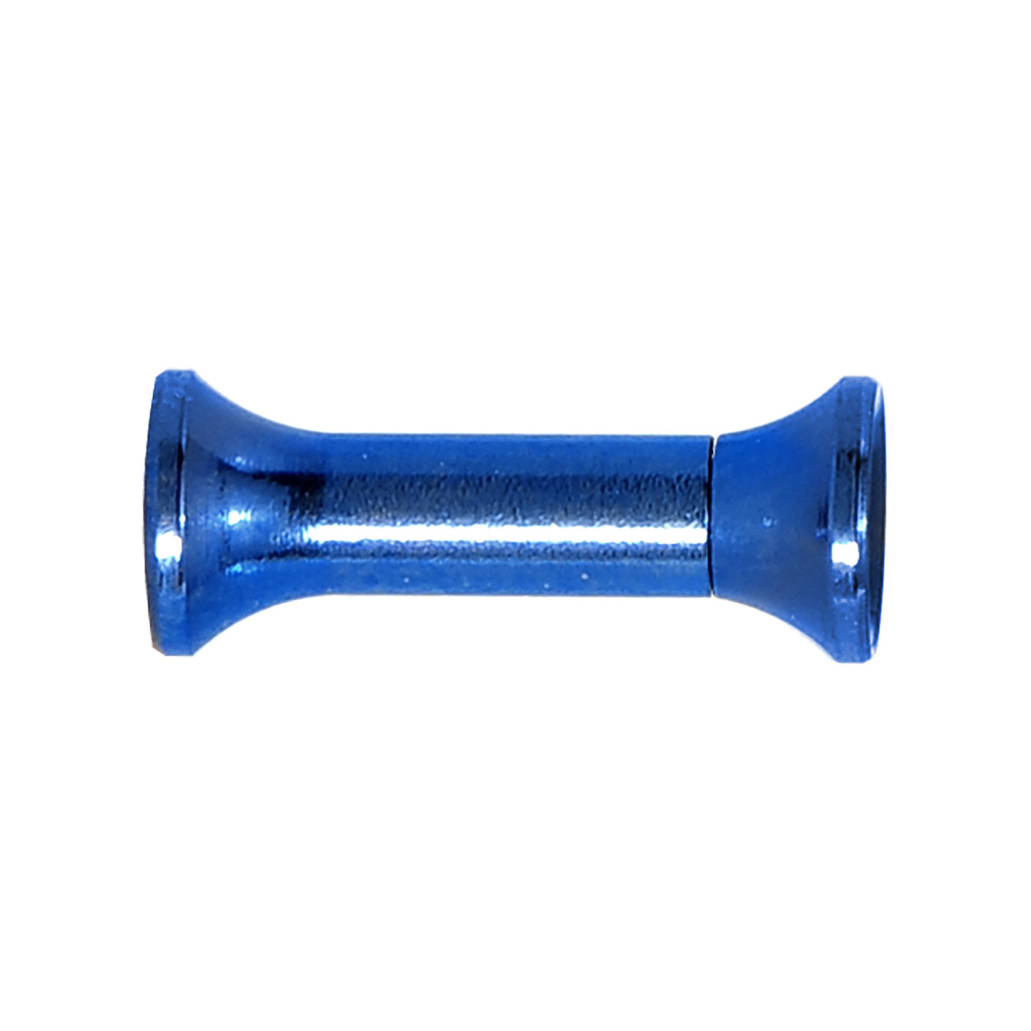 10 Gauge Royal Blue Anodized Titanium Screw Fit Tunnel