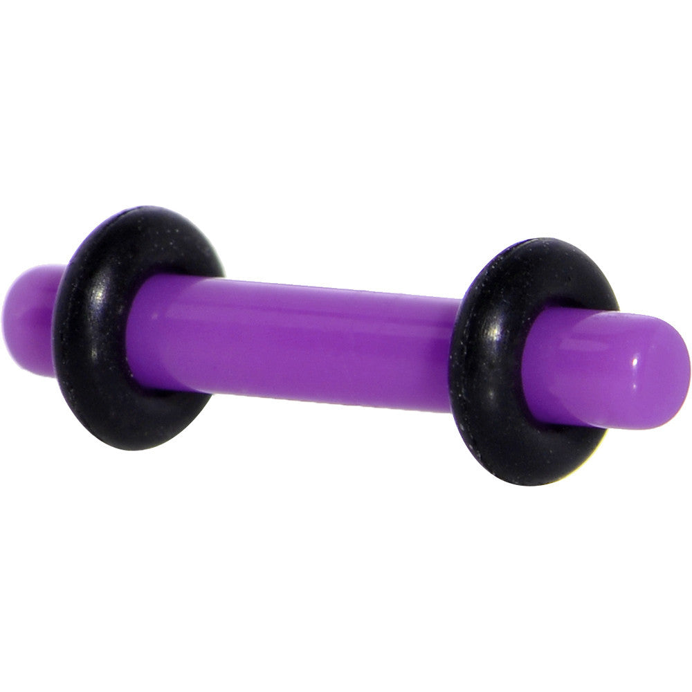 14 Gauge Regal Purple Acrylic Plug