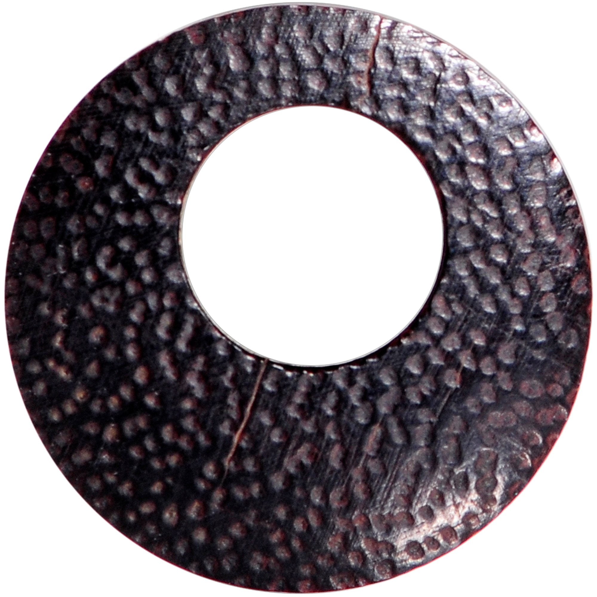 00 Gauge Organic Tamarind Wood Offset Eyelet Saddle Plug