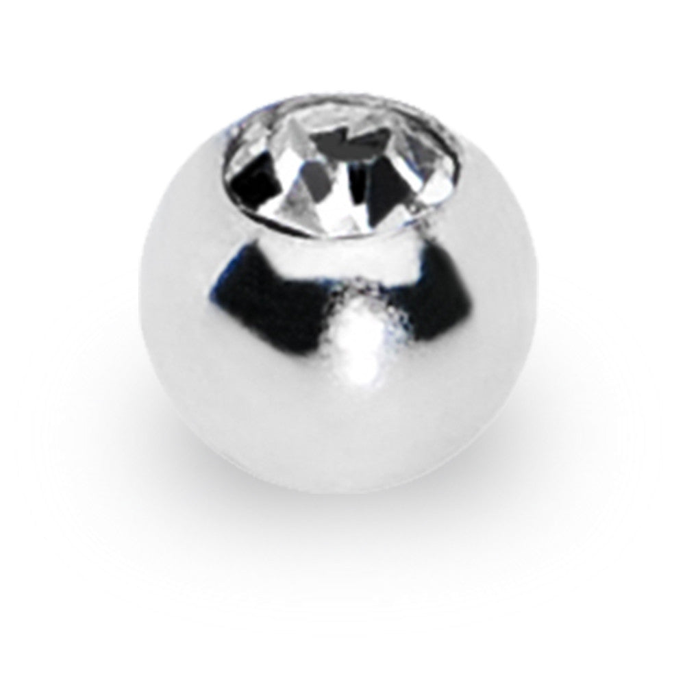 3mm Stainless Steel Black Diamond Gem Replacement Ball