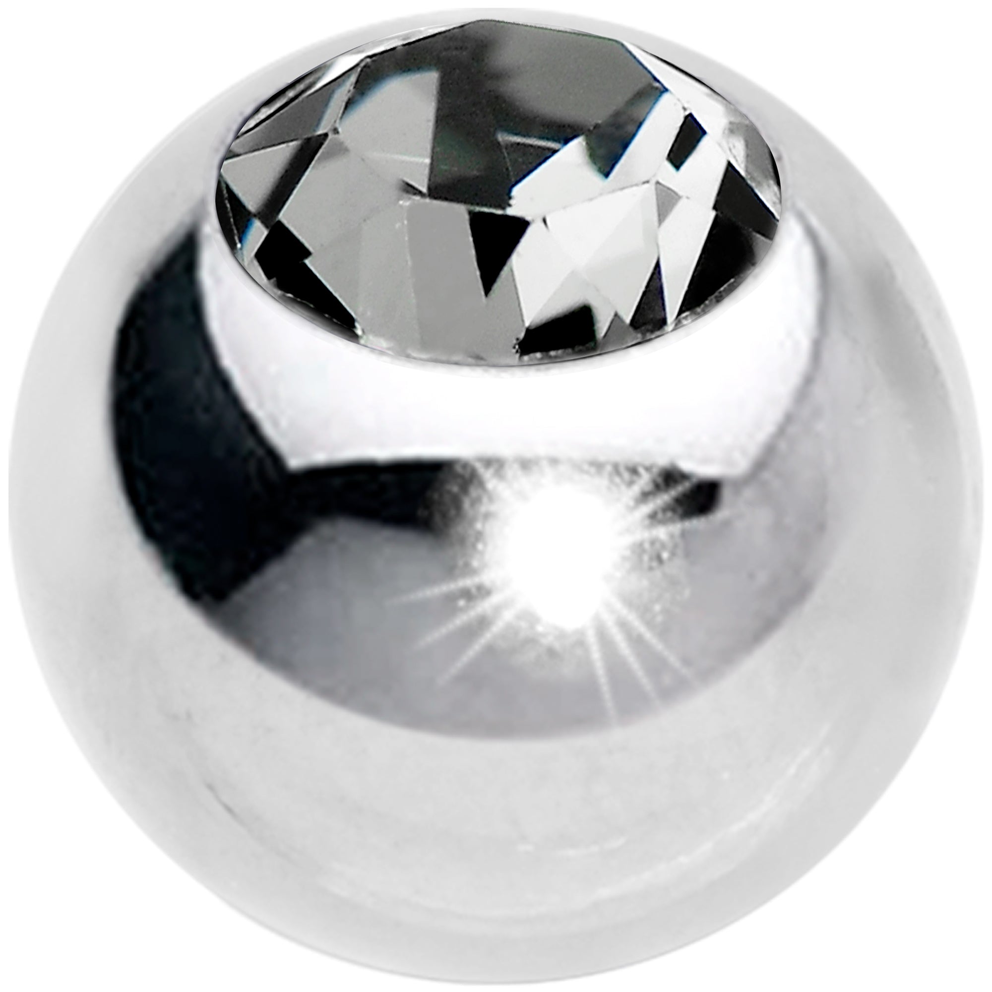 3mm Stainless Steel Black Diamond Gem Replacement Ball