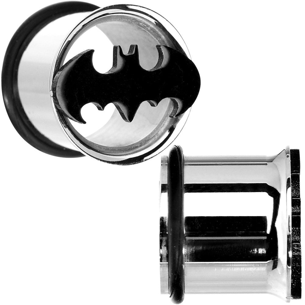 1/2 Stainless Steel Batman Tunnel Plug Set