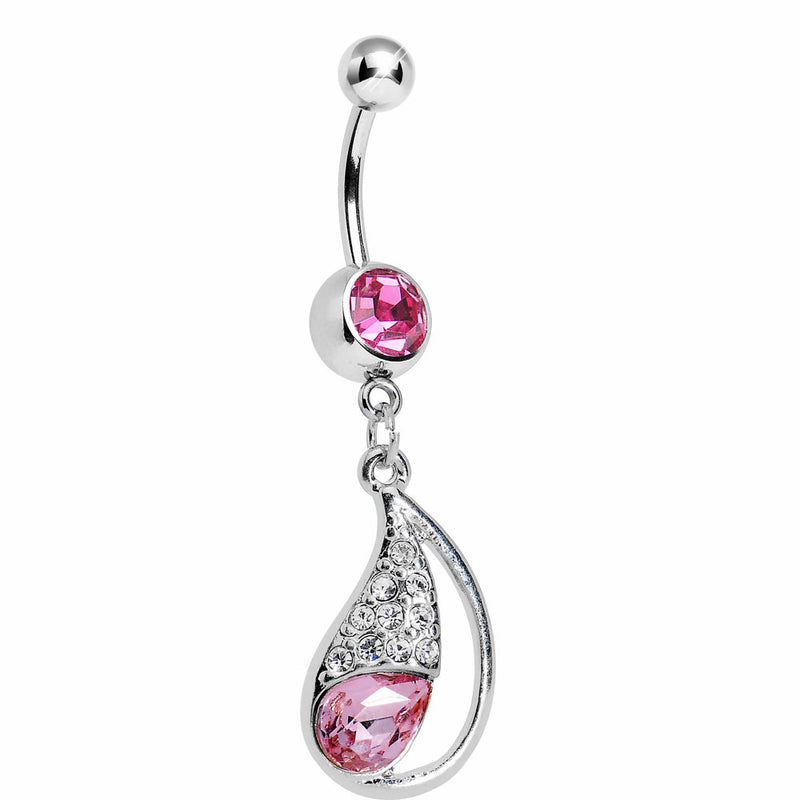 Pink Paisley Passion Belly Ring