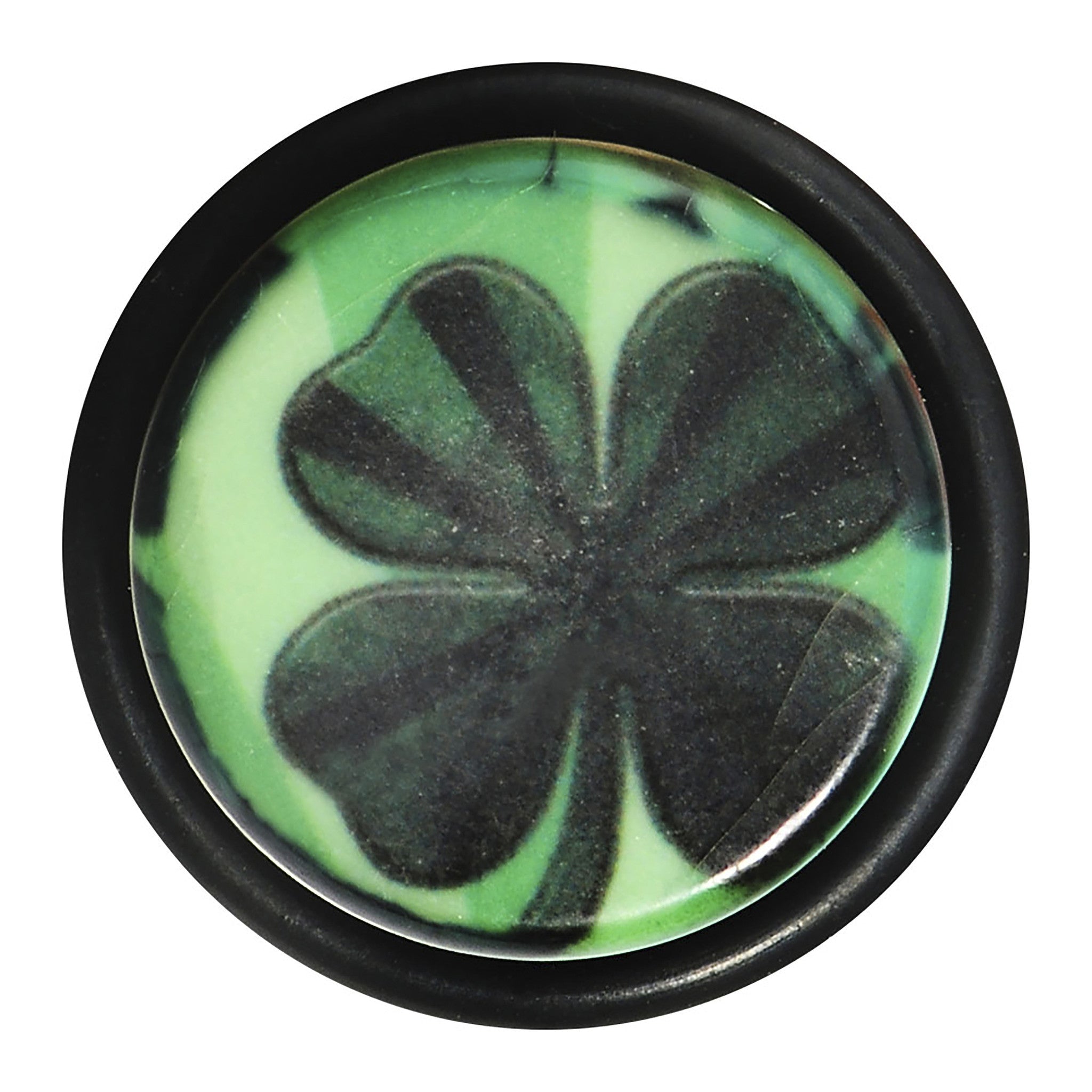 5/8 Green Acrylic Four Leaf Clover Field Taper