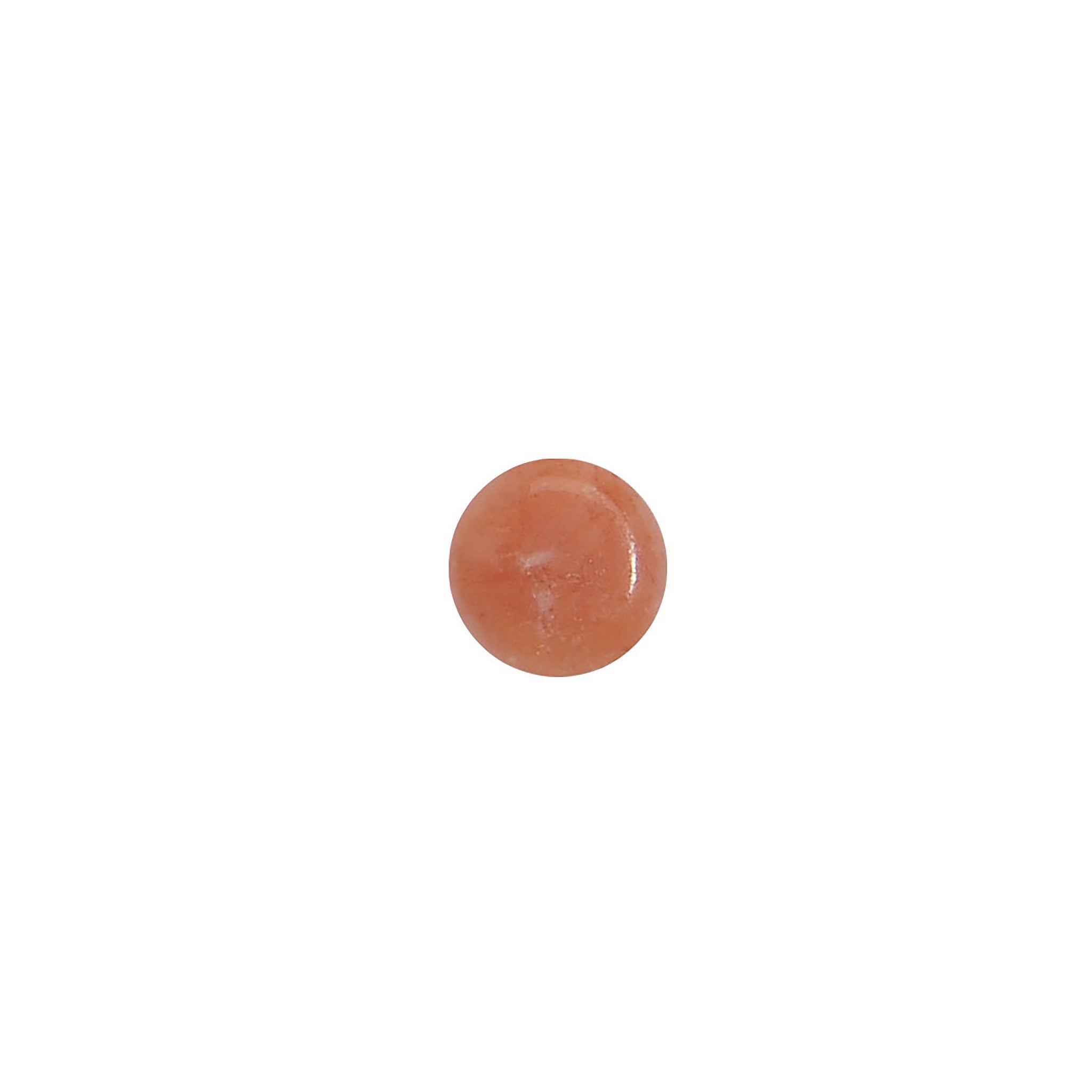 8 Gauge Semi-Precious Peach Jade Double Flare Stone Plug