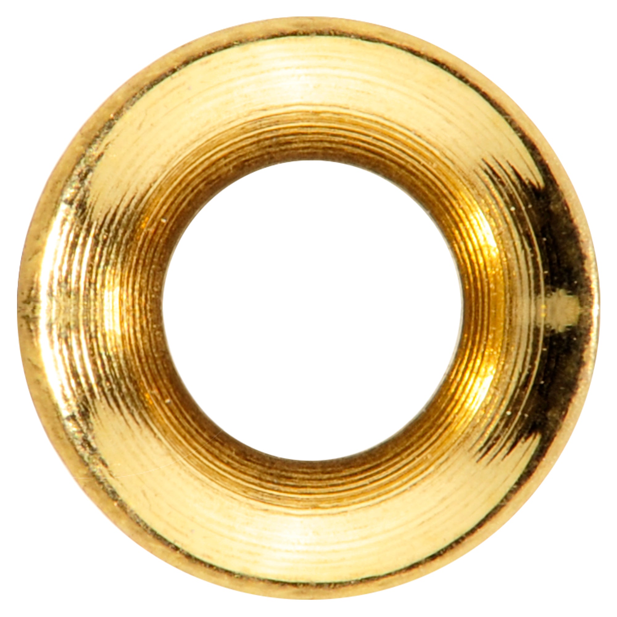 4 Gauge Gold Tone Plated Double Flare Tunnel Plug Set