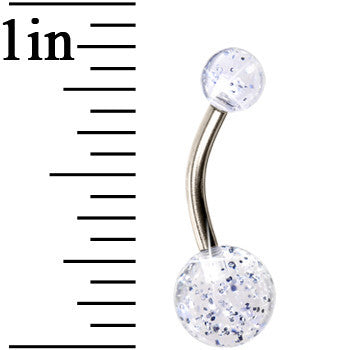 Glass belly button on sale rings