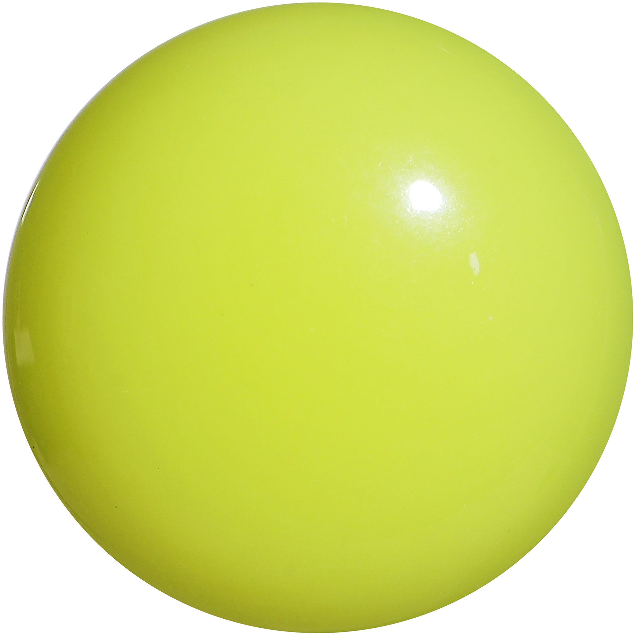 1/2 White Neon Yellow Acrylic Saddle Plug