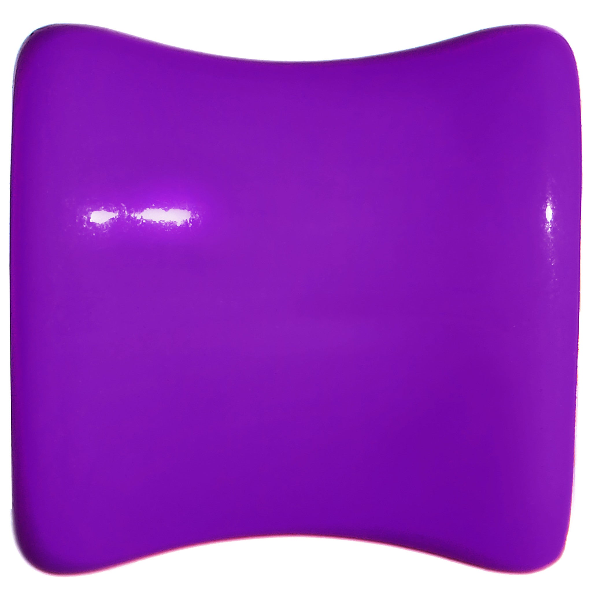 1/2 Purple Acrylic Hollow Heart Tunnel