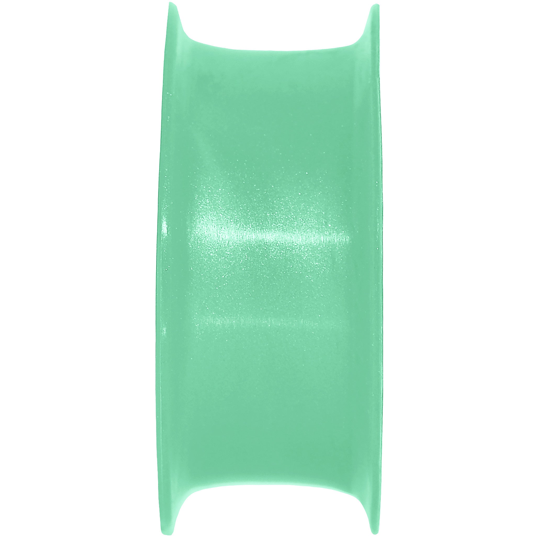 1 inch  Green Pearlescent Silicone Hollow Tunnel