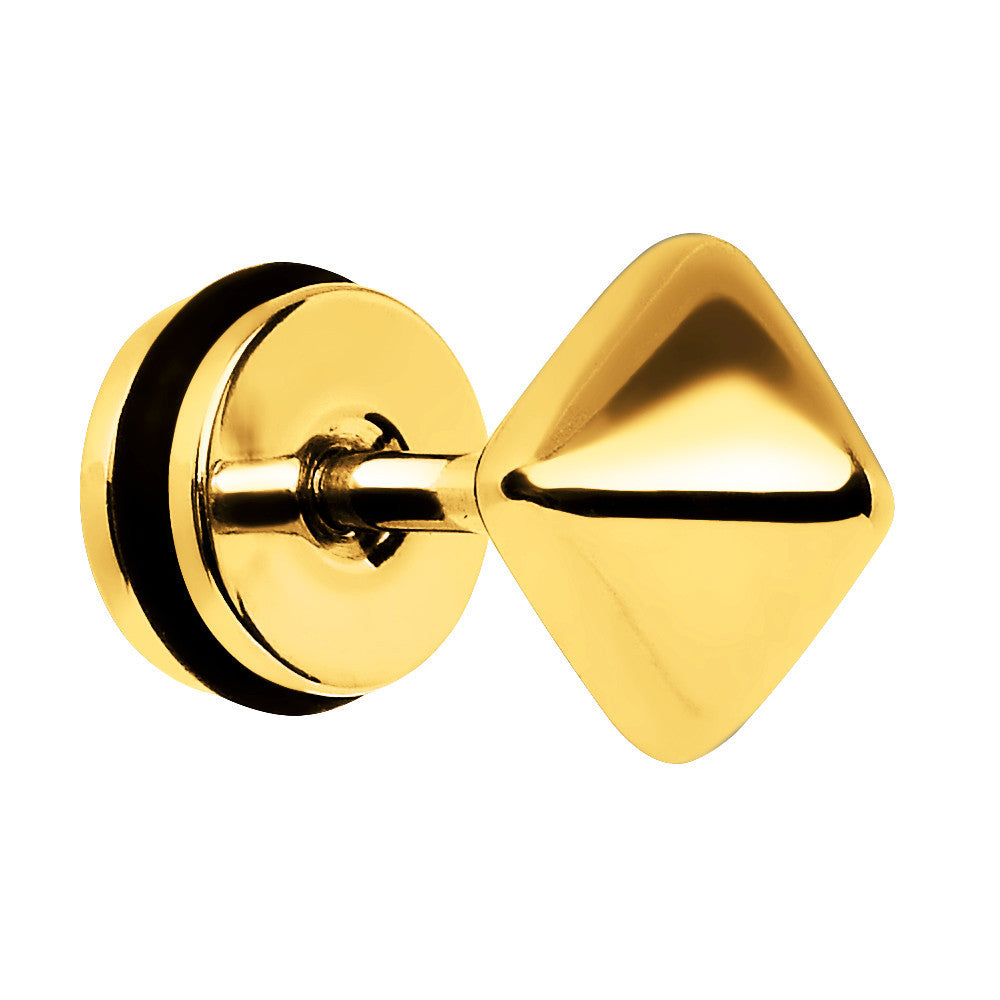 Gold Plated Pyramid Cheater Plug