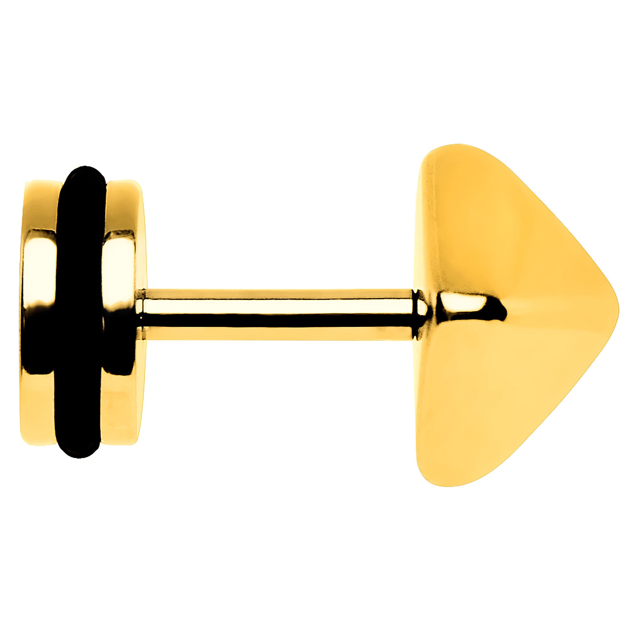 Gold Plated Pyramid Cheater Plug