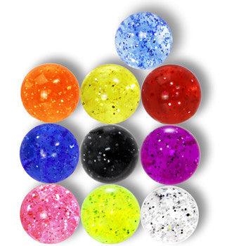 8mm Glitter Acrylic Replacement Ball Bonus Back