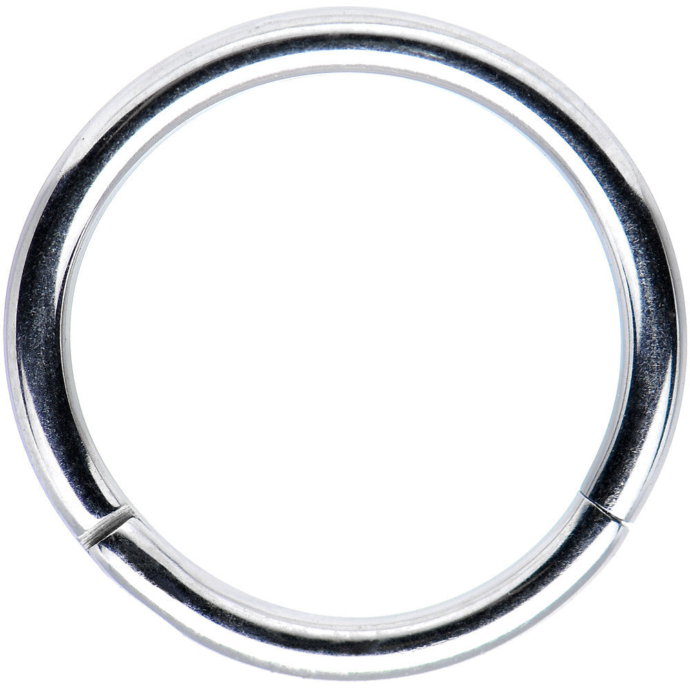 16 Gauge Stainless Steel Segment Ring Circular Barbell 3/8