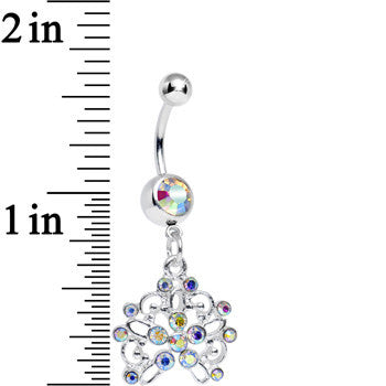 Aurora Gem Sparkling Lisbon Lace Dangle Belly Ring