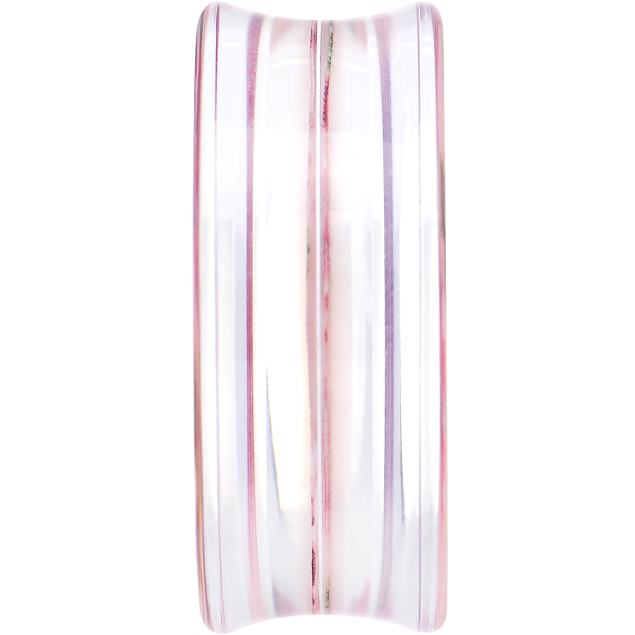 36mm Acrylic Pink Grandma's Wallpaper Flowered Saddle Plug