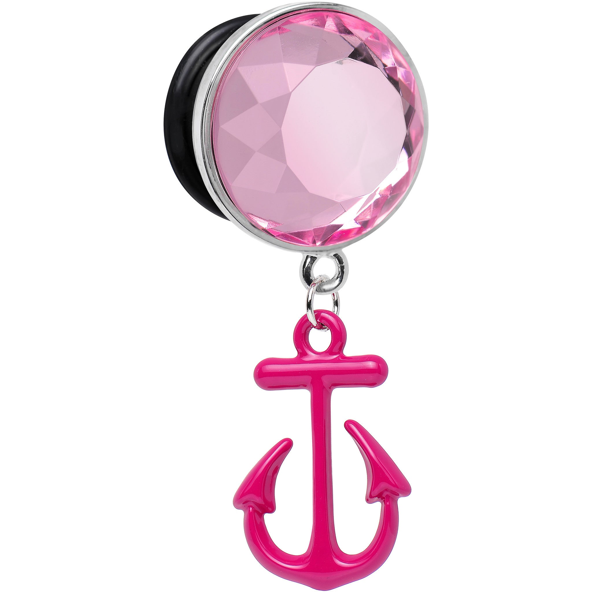 9/16 Pink Dangling Anchor Steel Plug