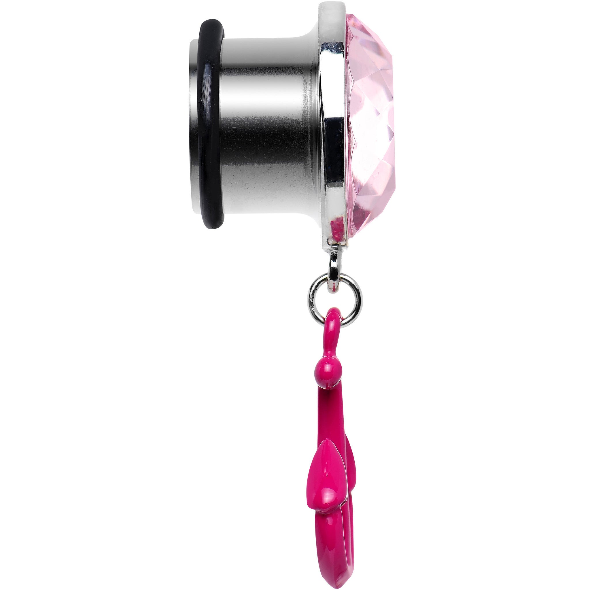 9/16 Pink Dangling Anchor Steel Plug