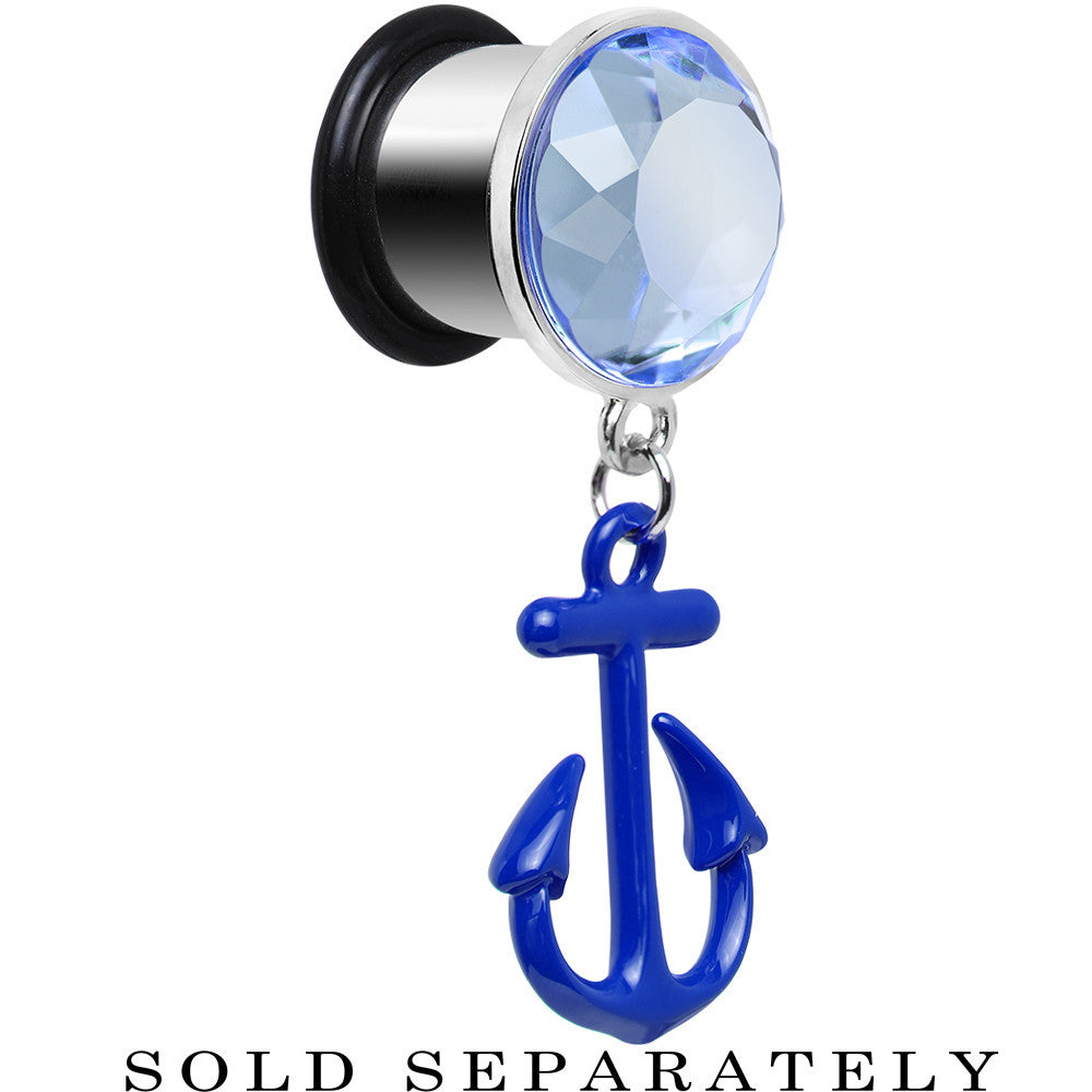 1/2 Blue Dangling Anchor Steel Plug