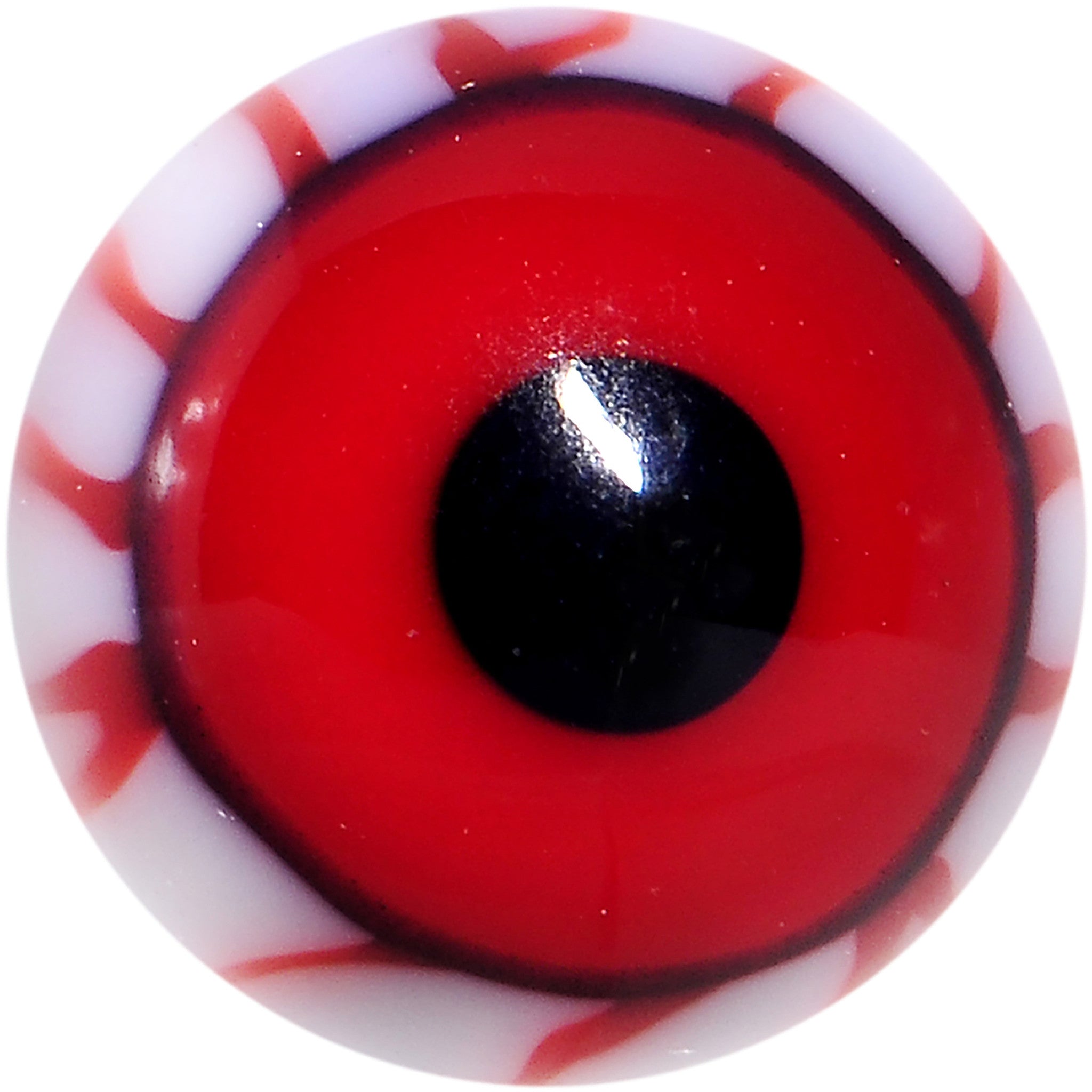 14 Gauge Bloodshot Astro Eye Barbell Tongue Ring 5/8