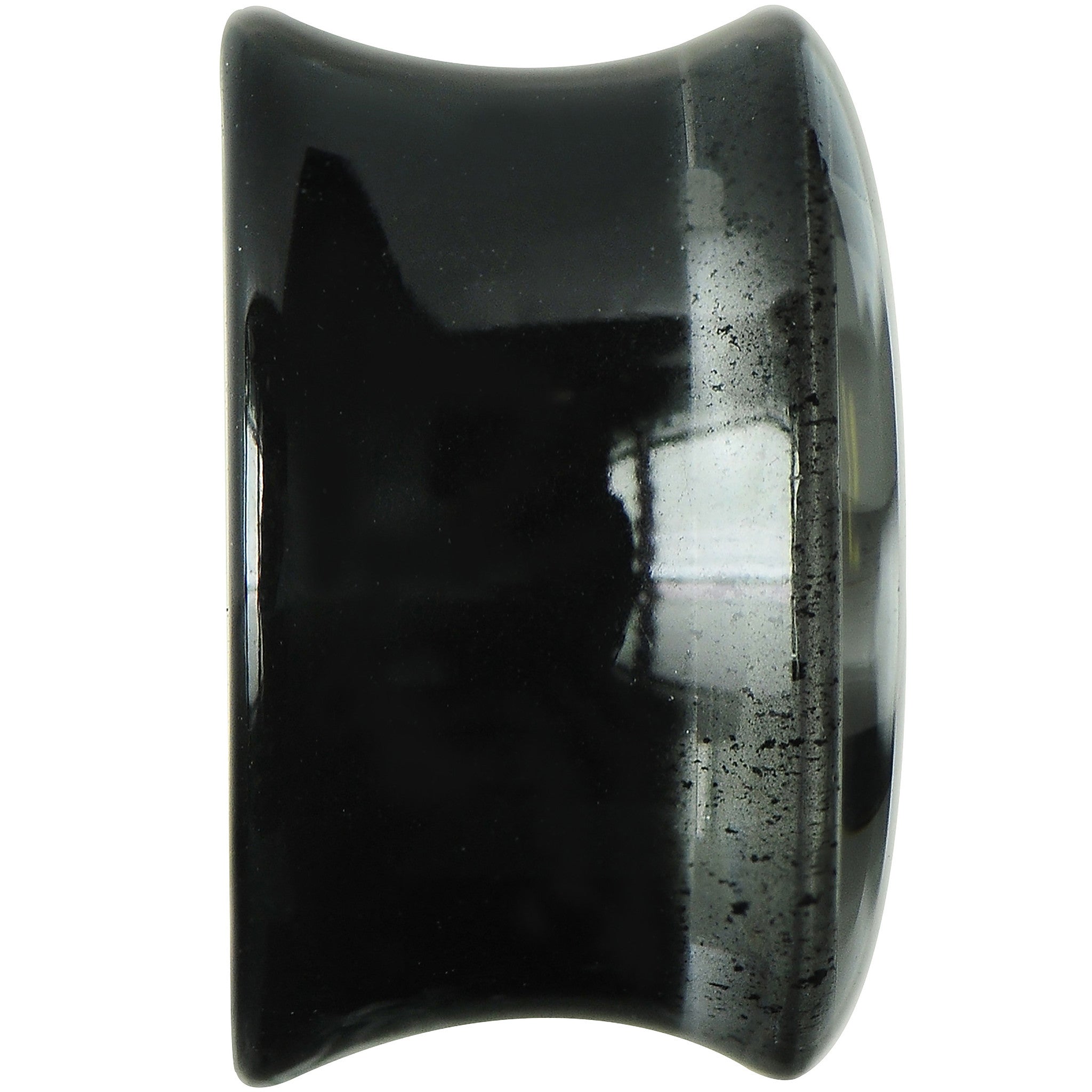 5/8 Black Acrylic Drop the White Anchor Saddle Plug