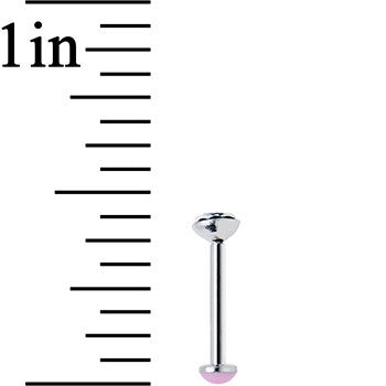 18 Gauge 5/16 Handmade Labret Created with Crystals 3mm