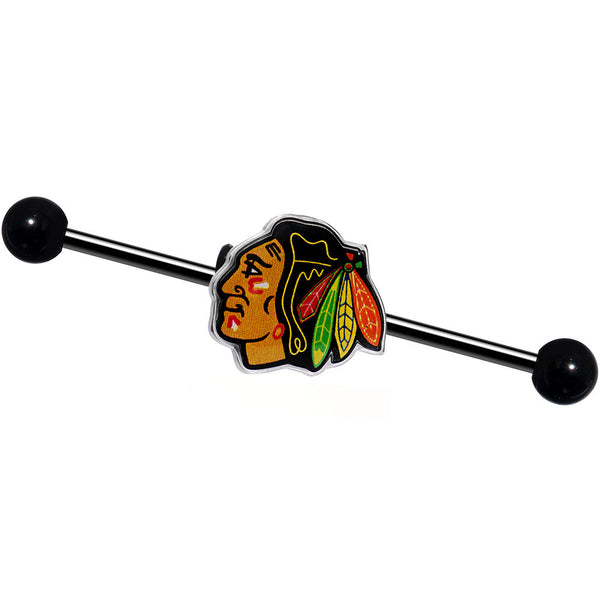 Licensed NHL Blue Anodized St Louis Blues Industrial Barbell 38mm