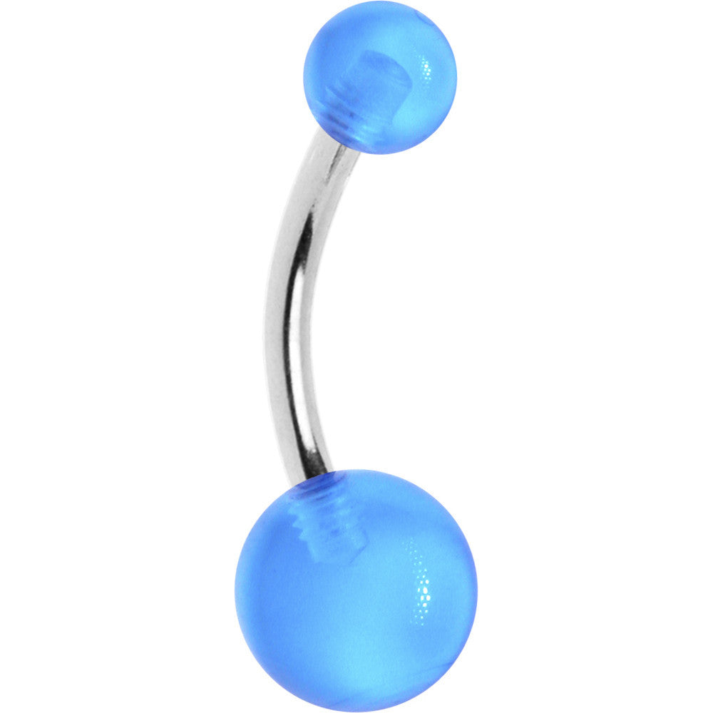 Blue Mist Acrylic Belly Ring