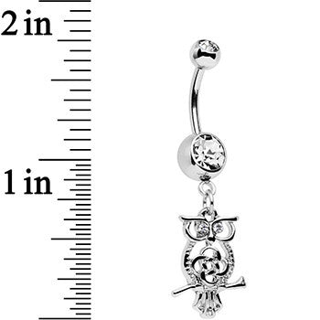14G 316L Steel CZ Butterfly Belly Button Ring Belly Piercing 10mm Navel Ring  Silver Belly Bar Belly Piercing Dangle Belly Button Ring - Etsy