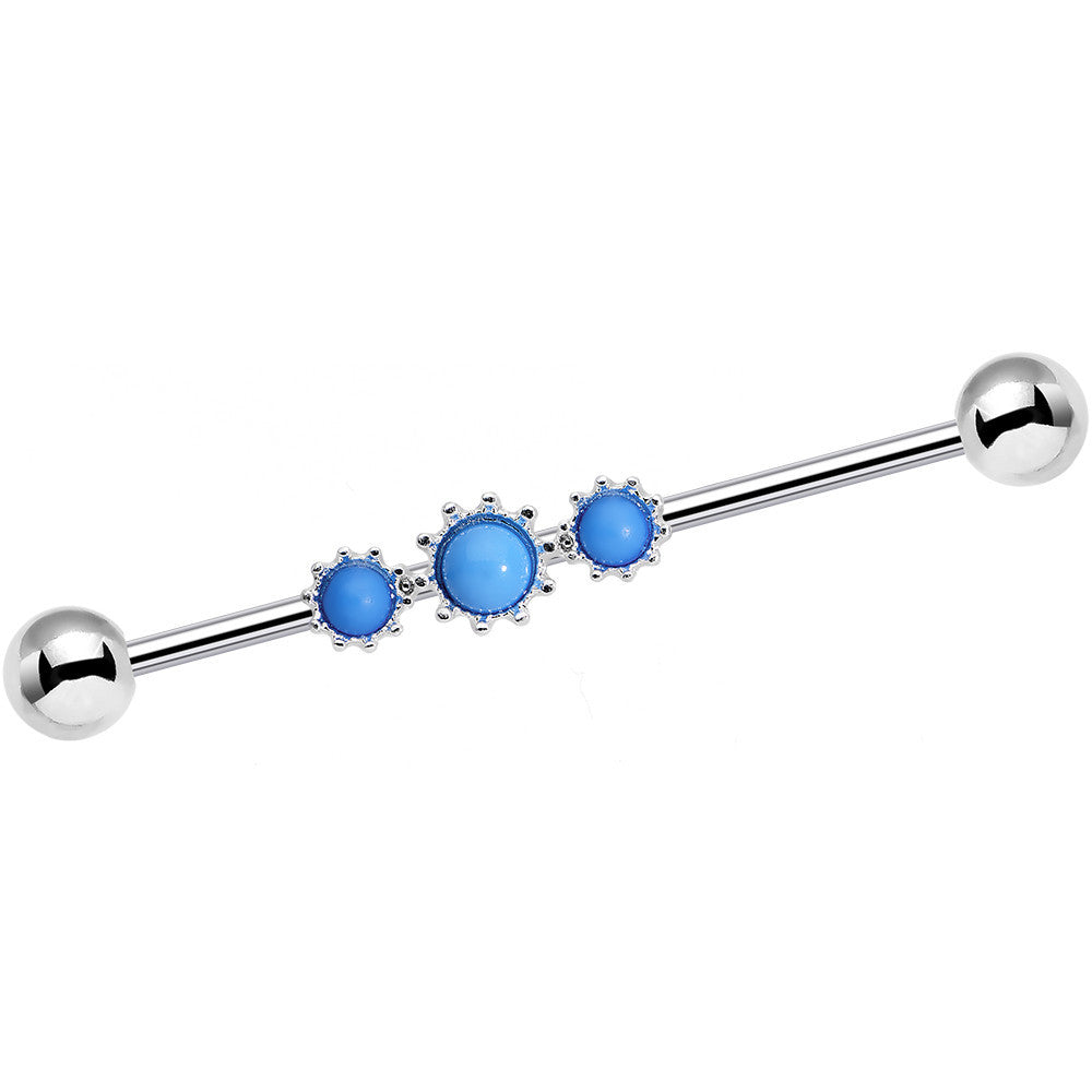 14 Gauge Southwest Rays of the Sun Industrial Barbell 38mm