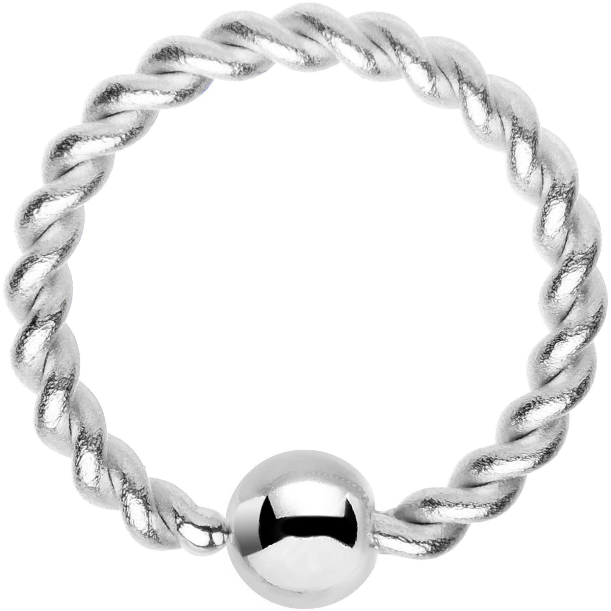 16 Gauge 5/16 Seriously Twisted BCR Captive Ring