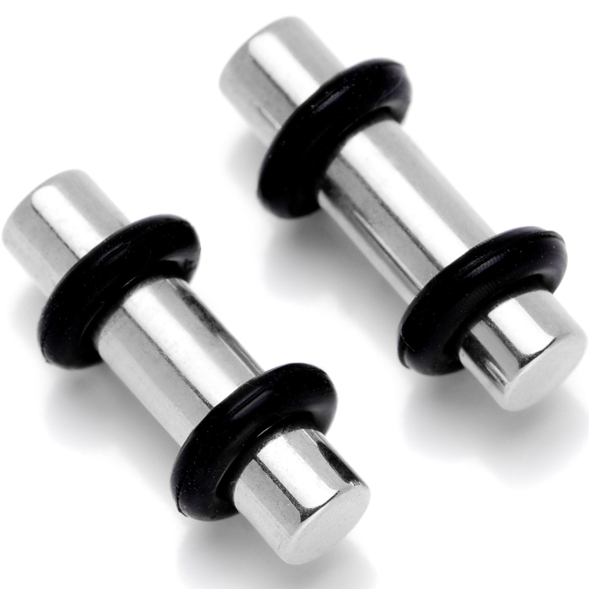 Stainless Steel Micro Straight Plug Set 14 Gauge to 8 Gauge