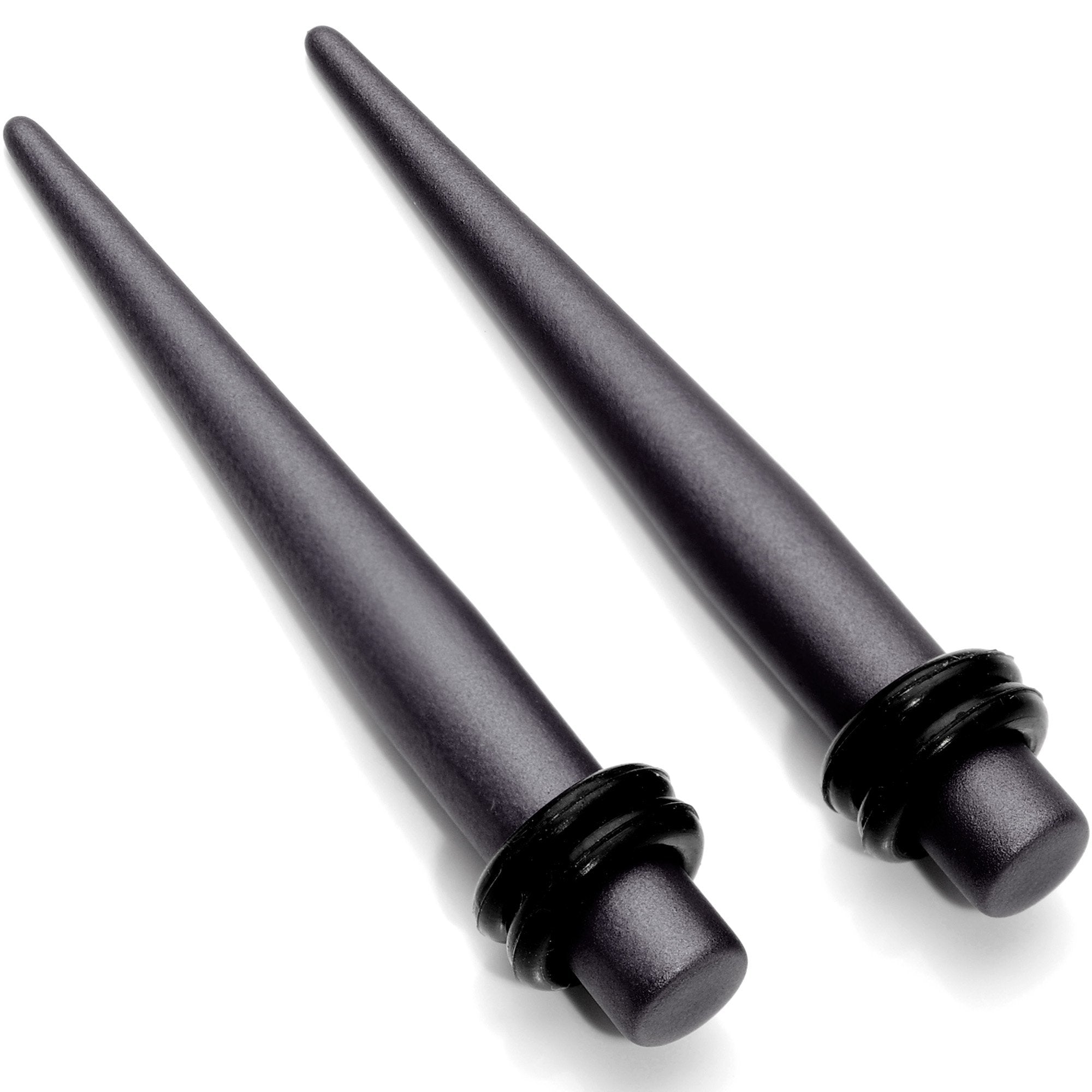 Brown Matte Silicone Straight Taper Set 4mm to 12mm