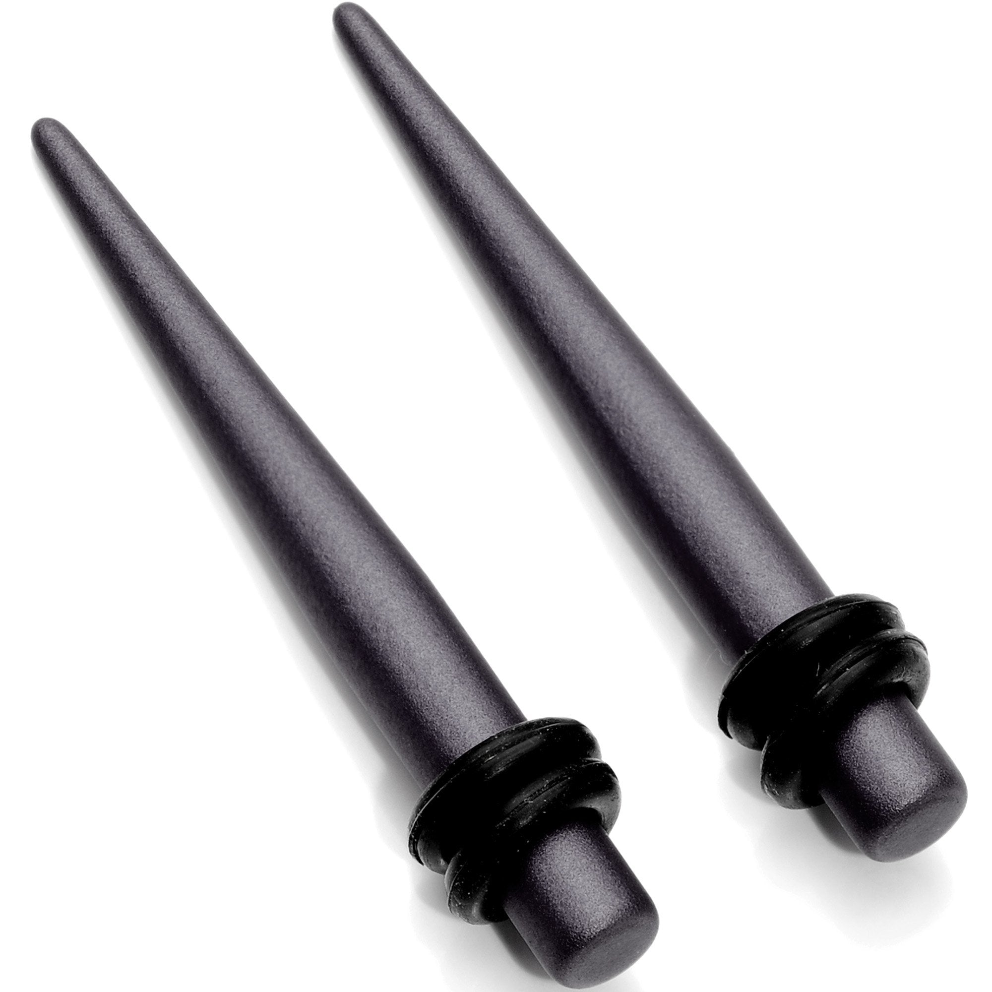 Brown Matte Silicone Straight Taper Set 4mm to 12mm