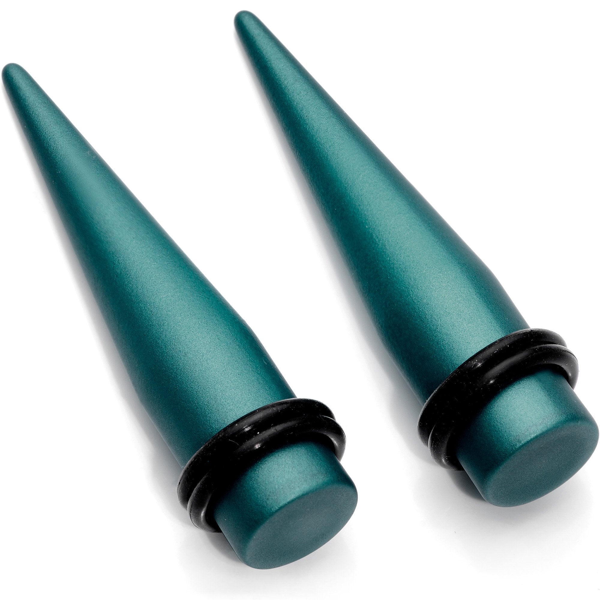 7/16 Teal Matte Silicone over Stainless Steel Straight Taper Set