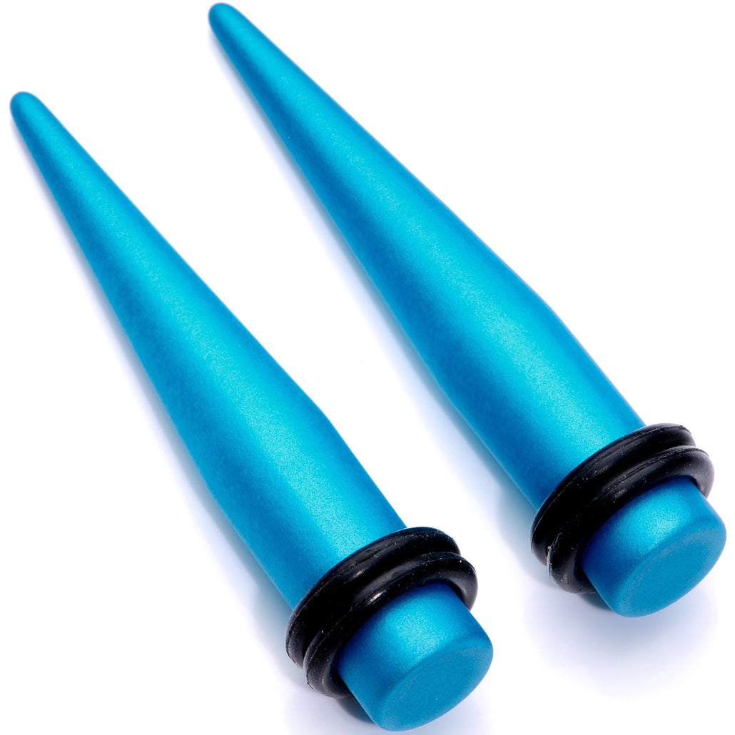 Aqua Matte Silicone Straight Taper Set 4mm to 12mm