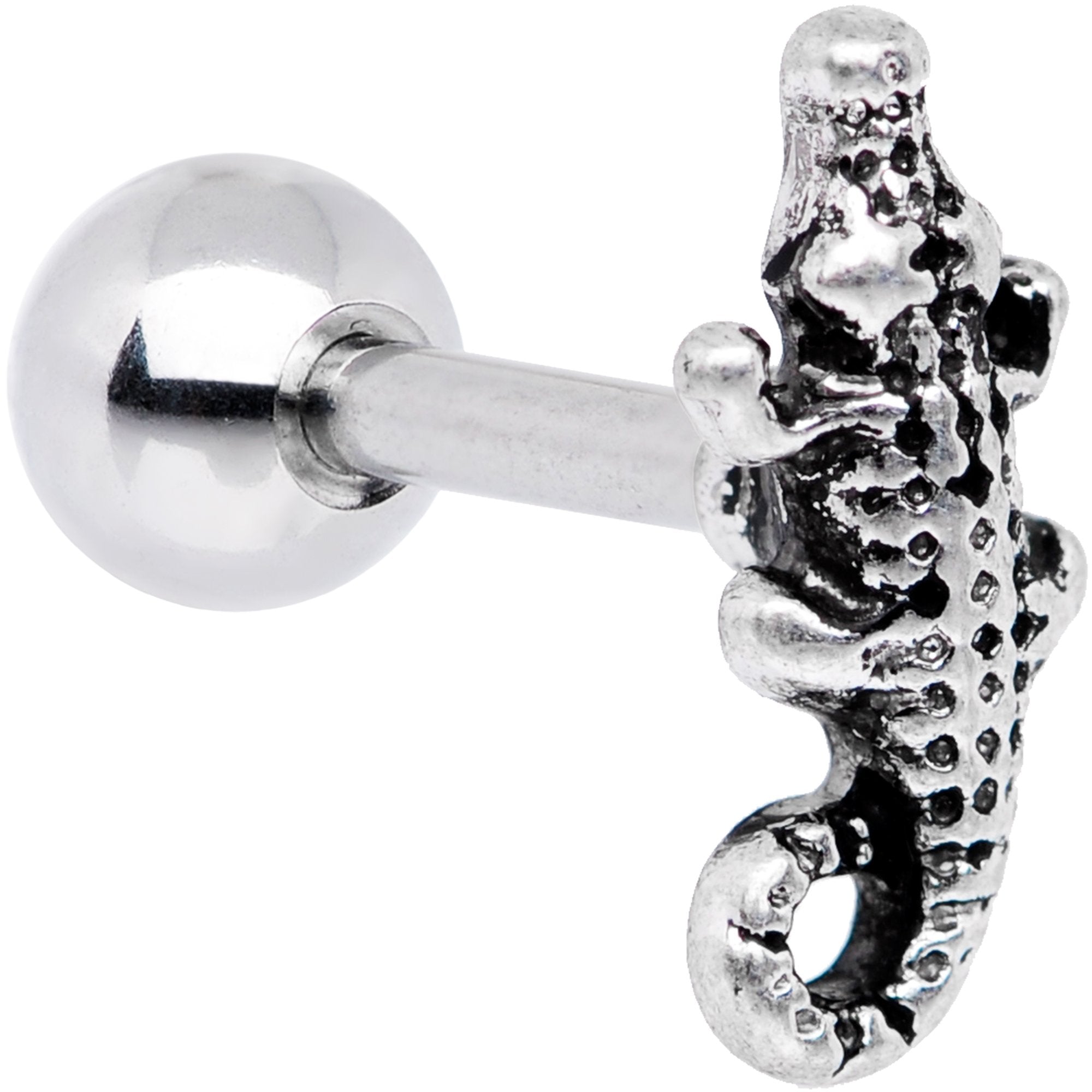 16 Gauge 1/4 Alligator Ally Tragus Cartilage Earring