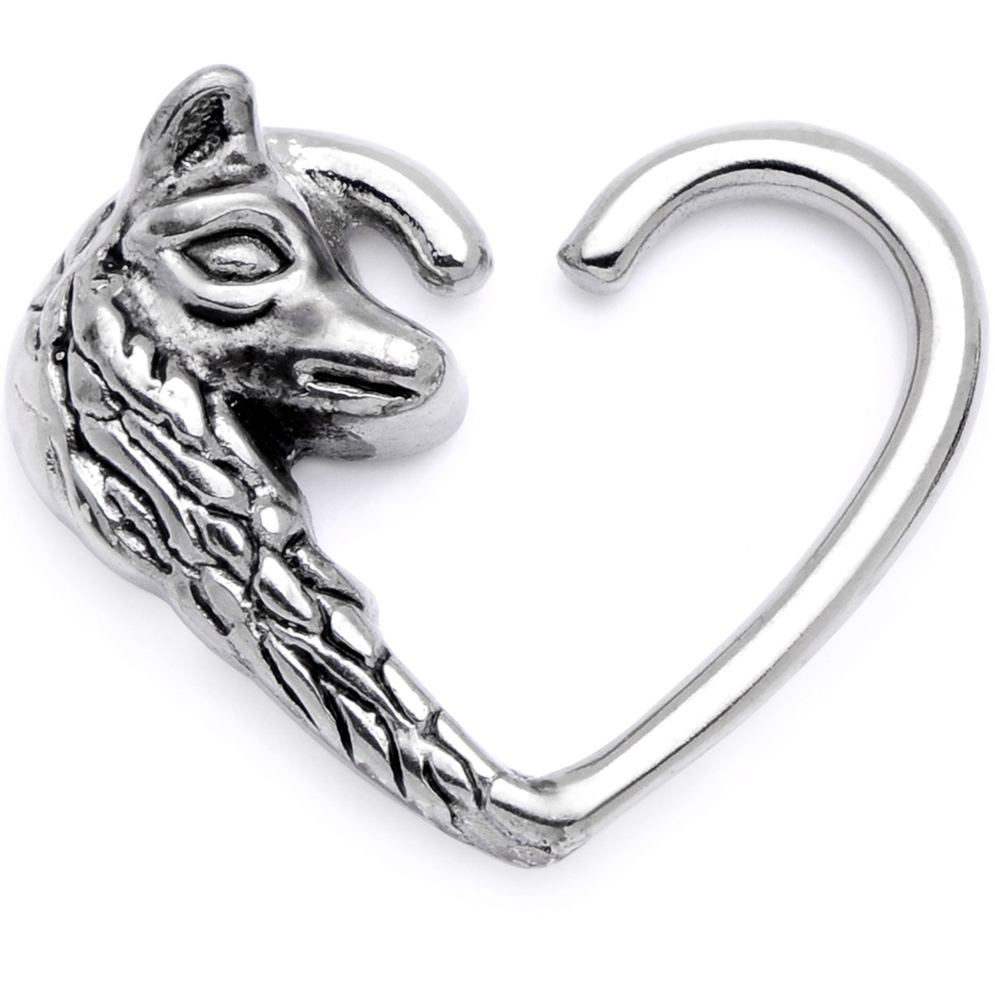 16 Gauge 3/8 Wolves of Winter Right Heart Closure Ring