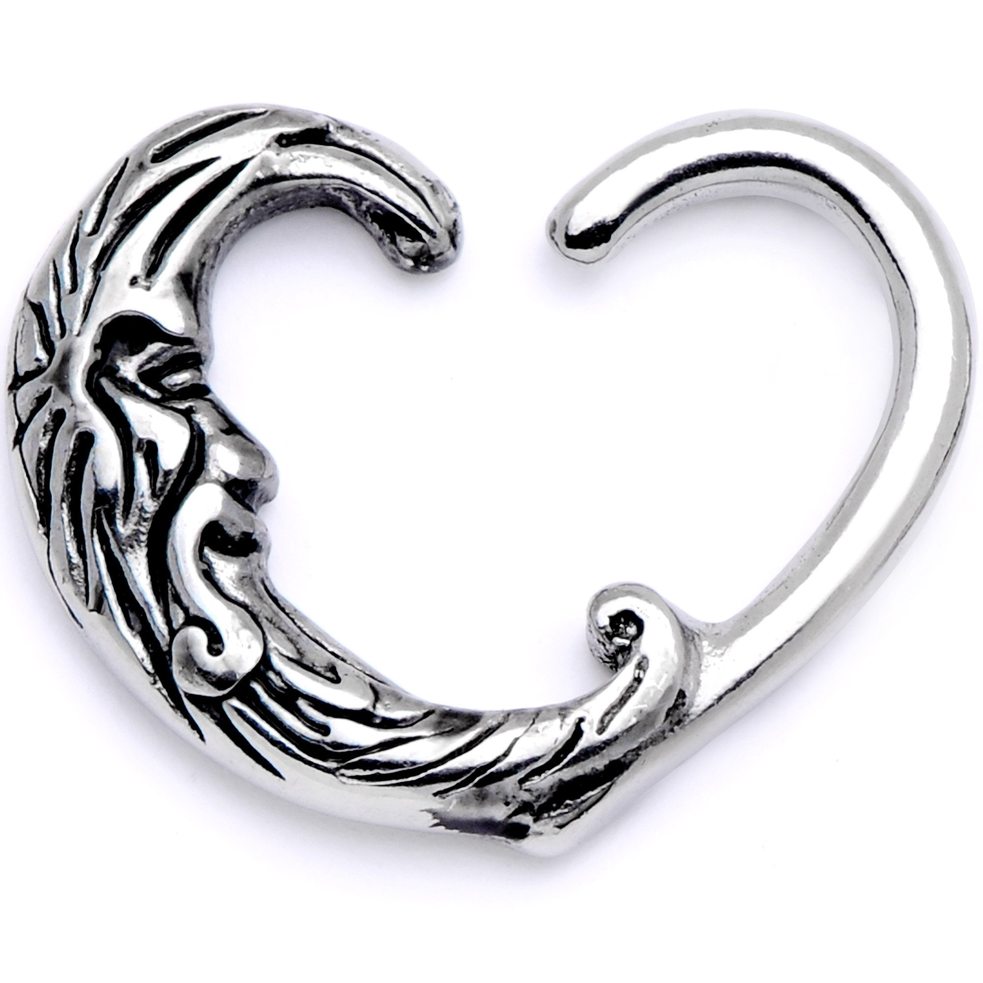 16 Gauge 3/8 Man in the Moon Right Heart Closure Ring