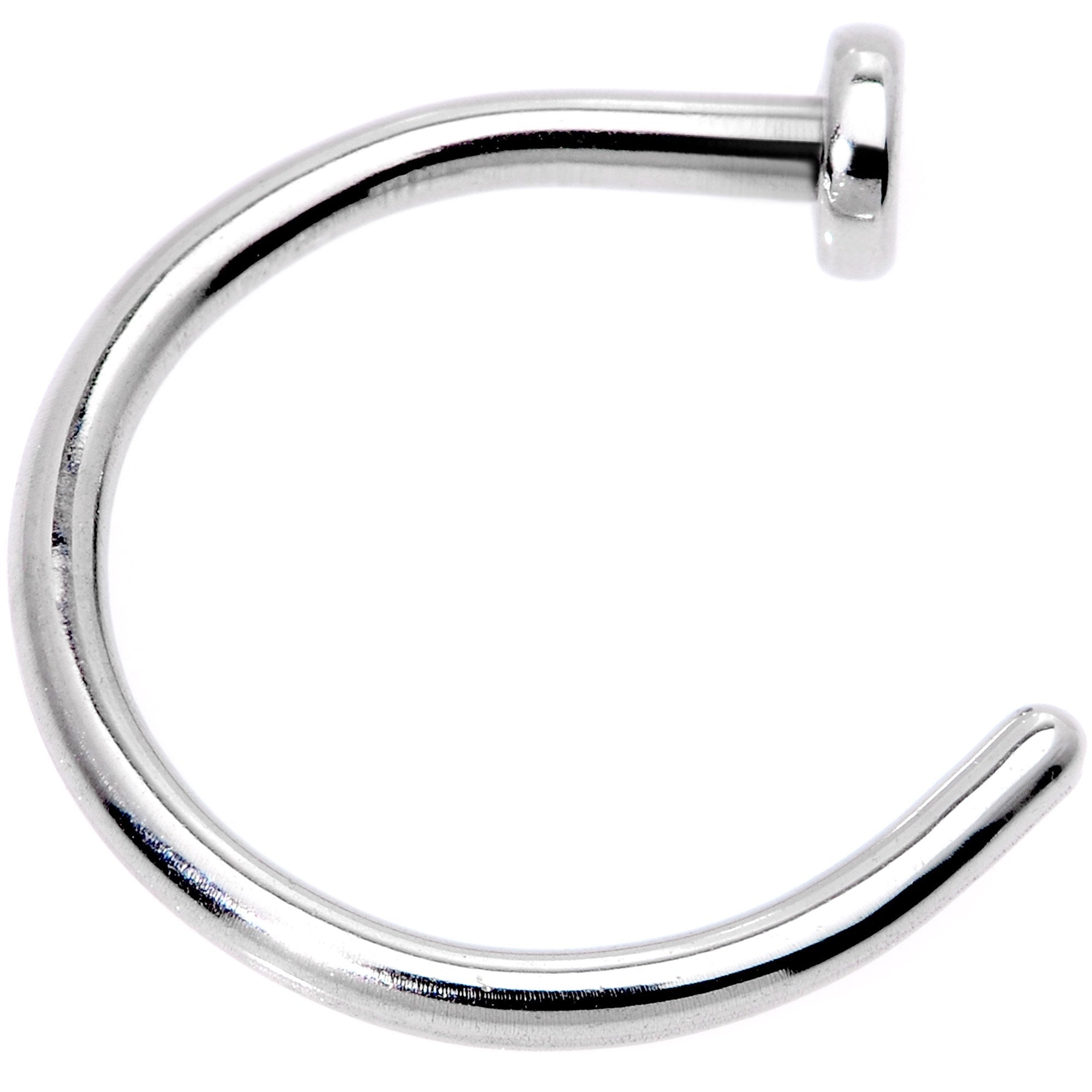 18 Gauge 5/16 Grade 23 Titanium Minimalist Nose Hoop